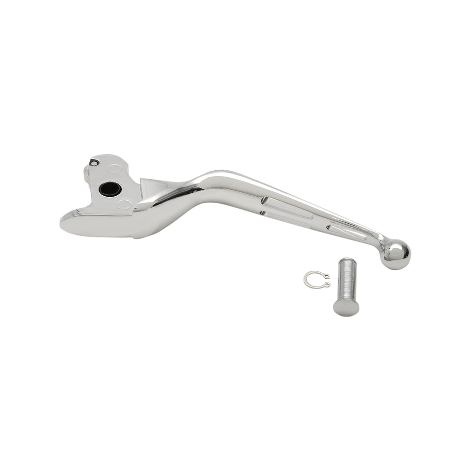DRAG SPECIALTIES - SLOTTED WIDE BLADE REPLACEMENT CLUTCH LEVER - CHROME