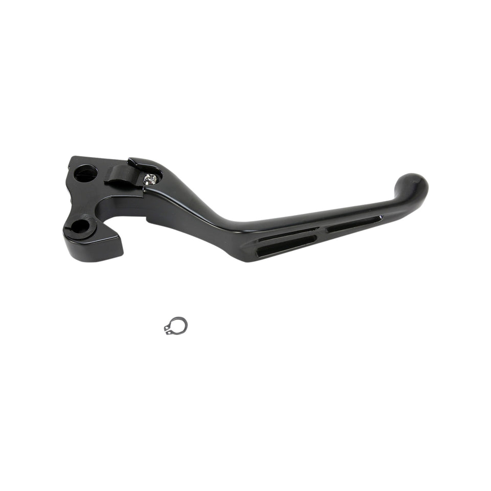 DRAG SPECIALTIES - SLOTTED WIDE BLADE REPLACEMENT CLUTCH LEVER - BLACK