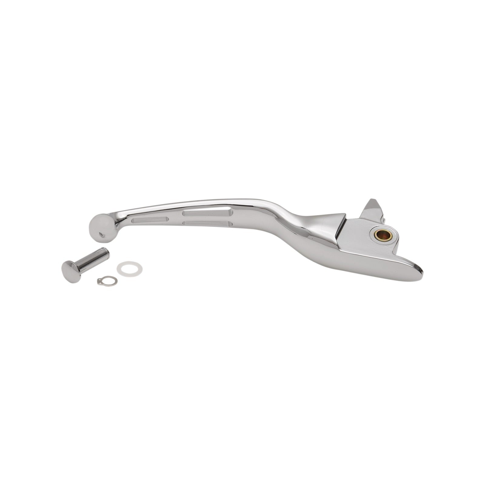 DRAG SPECIALTIES - SLOTTED WIDE BLADE REPLACEMENT BRAKE LEVER - CHROME