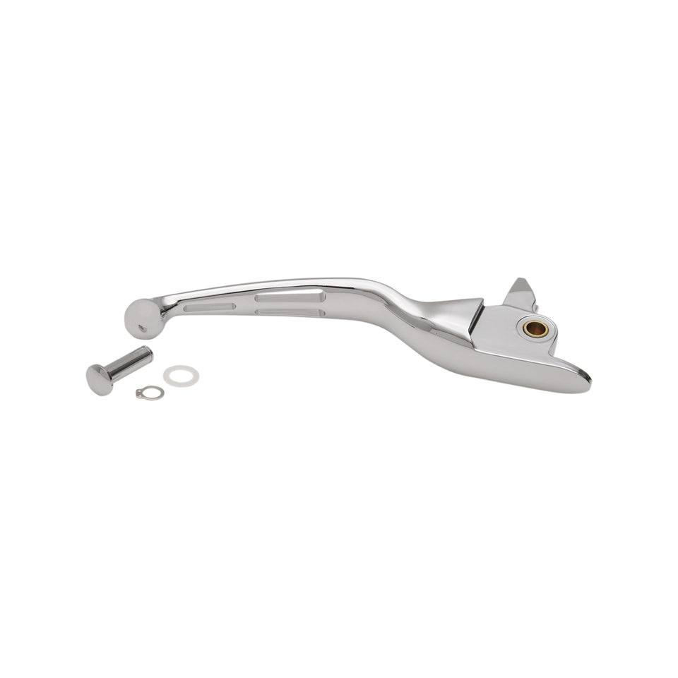 DRAG SPECIALTIES - SLOTTED WIDE BLADE REPLACEMENT BRAKE LEVER - CHROME