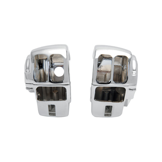 DRAG SPECIALTIES - HANDLEBAR SWITCH HOUSING KIT - RADIO - CHROME