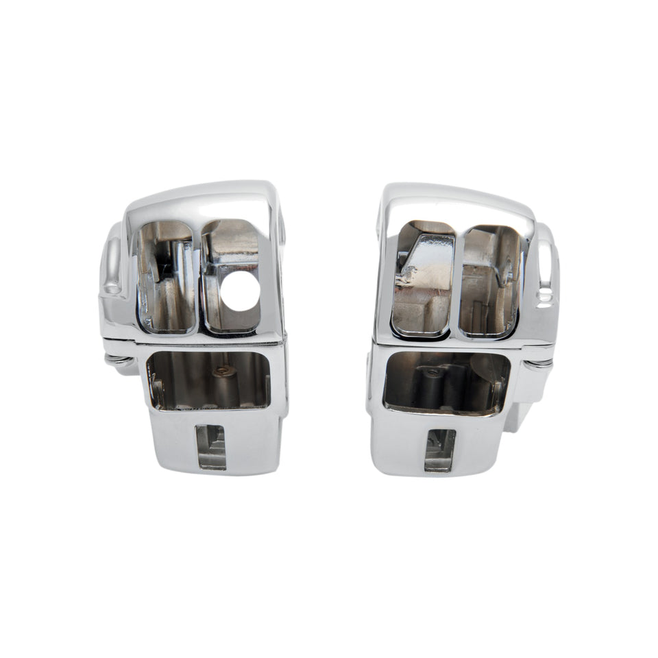 DRAG SPECIALTIES - HANDLEBAR SWITCH HOUSING KIT - RADIO - CHROME
