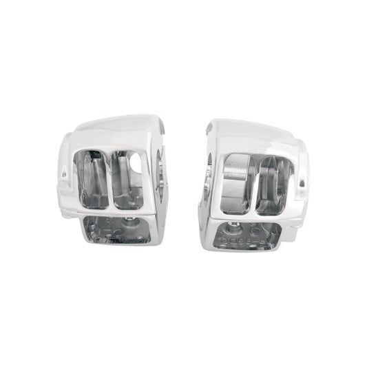 DRAG SPECIALTIES - HANDLEBAR SWITCH HOUSING KIT - STANDARD - CHROME