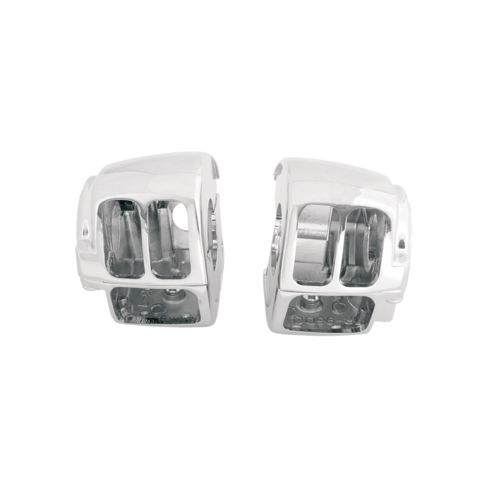 DRAG SPECIALTIES - HANDLEBAR SWITCH HOUSING KIT - STANDARD - CHROME