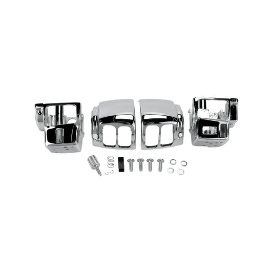 DRAG SPECIALTIES - HANDLEBAR SWITCH HOUSING KIT - CHROME