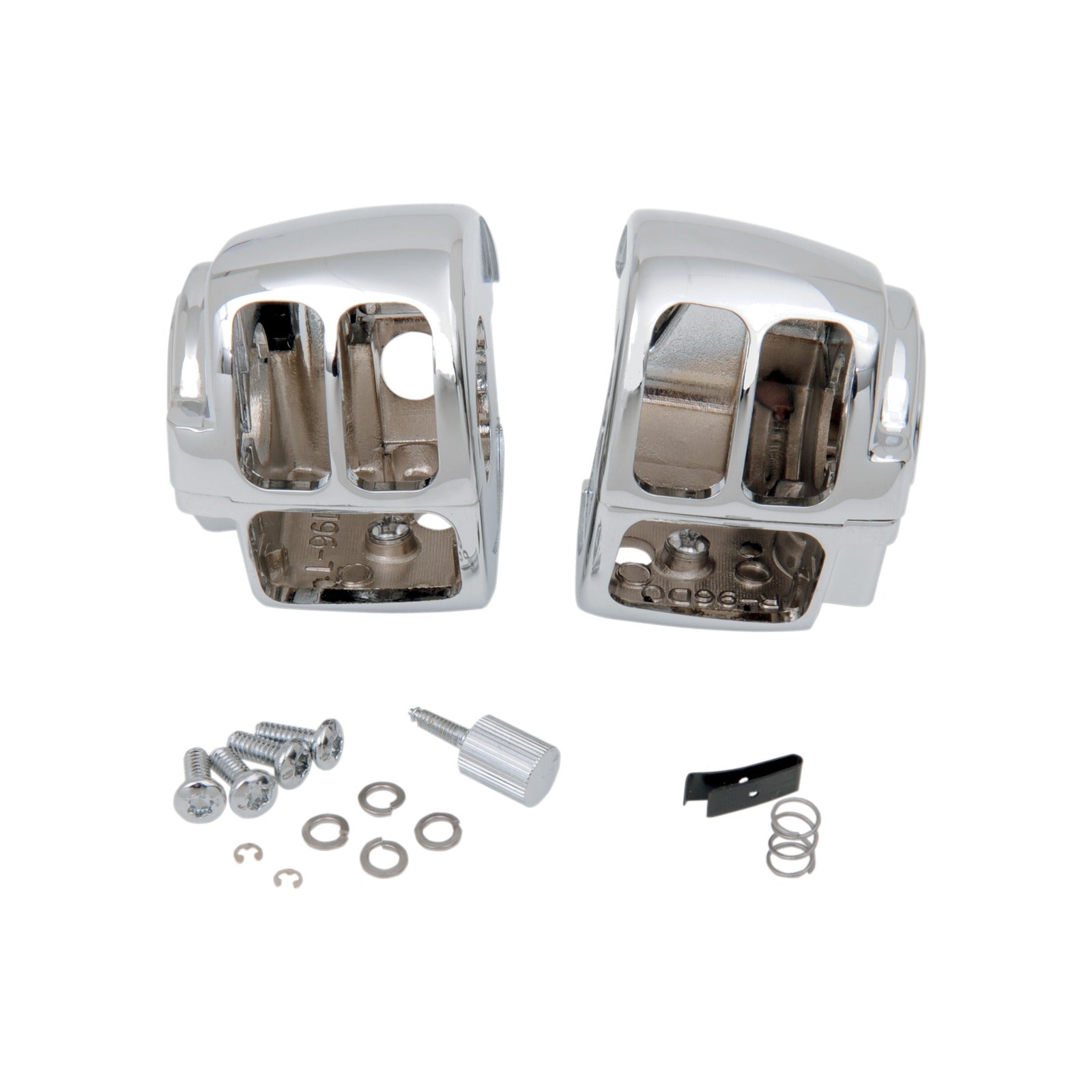 DRAG SPECIALTIES - HANDLEBAR SWITCH HOUSING KIT - CHROME