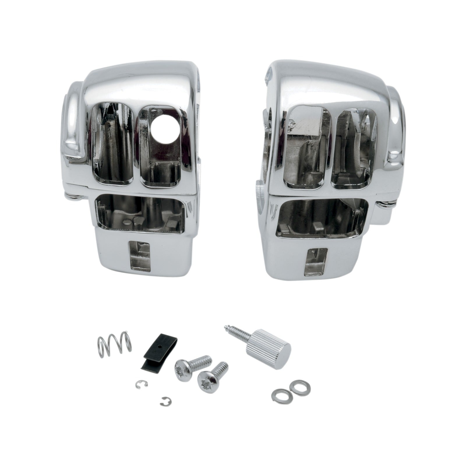 DRAG SPECIALTIES - HANDLEBAR SWITCH HOUSING KIT - RADIO - CHROME