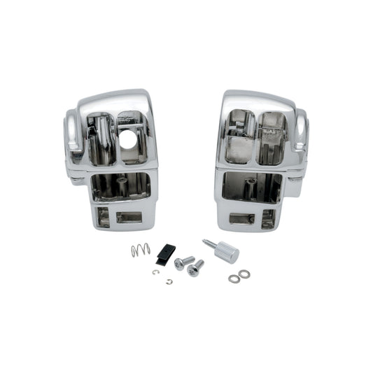 DRAG SPECIALTIES - HANDLEBAR SWITCH HOUSING KIT - RADIO/CRUISE - CHROME