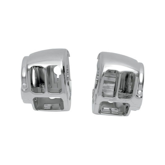 DRAG SPECIALTIES - HANDLEBAR SWITCH HOUSING KIT - LEFT - LOWER - CHROME