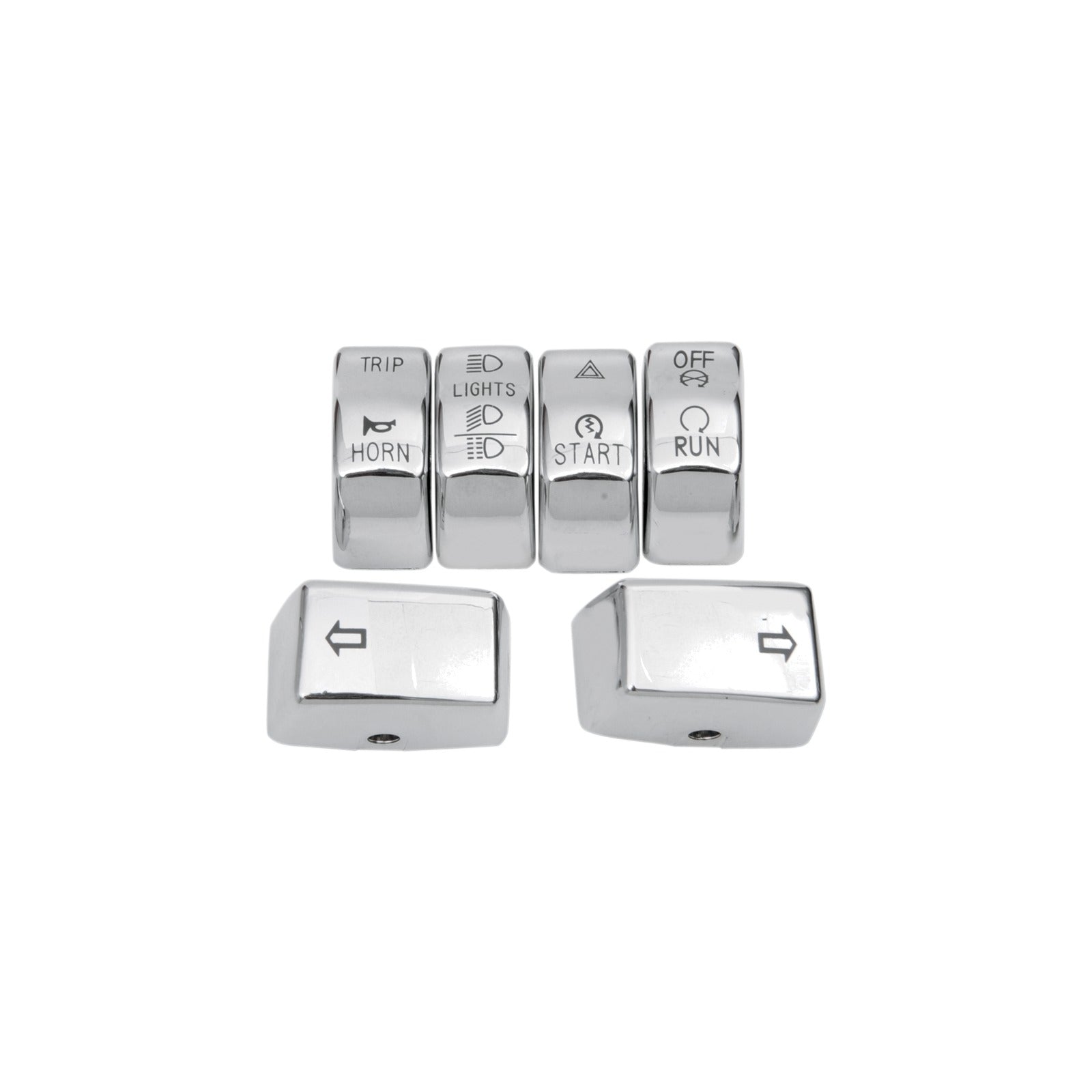 DRAG SPECIALTIES - SWITCH CAP KIT - CHROME