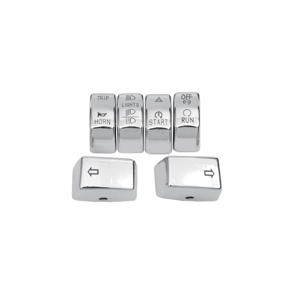 DRAG SPECIALTIES - SWITCH CAP KIT - CHROME