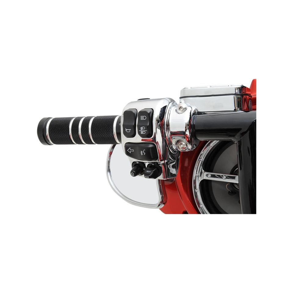 DRAG SPECIALTIES - HANDLEBAR SWITCH HOUSING KIT - CHROME