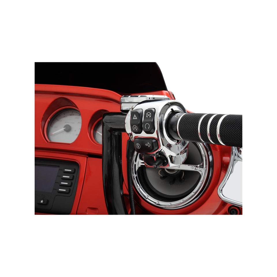 DRAG SPECIALTIES - HANDLEBAR SWITCH HOUSING KIT - CHROME