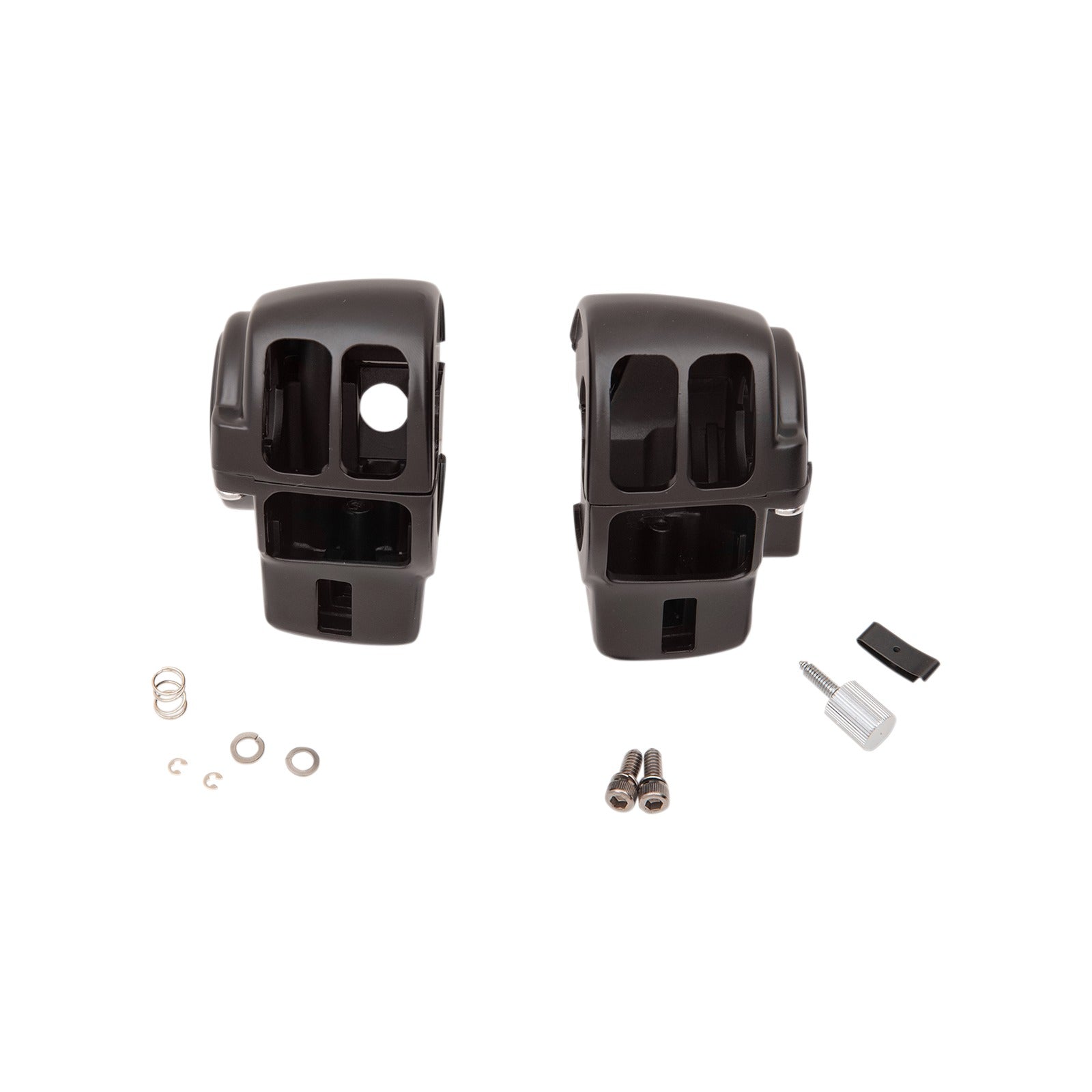 DRAG SPECIALTIES - HANDLEBAR SWITCH HOUSING KIT - RADIO - MATTE BLACK