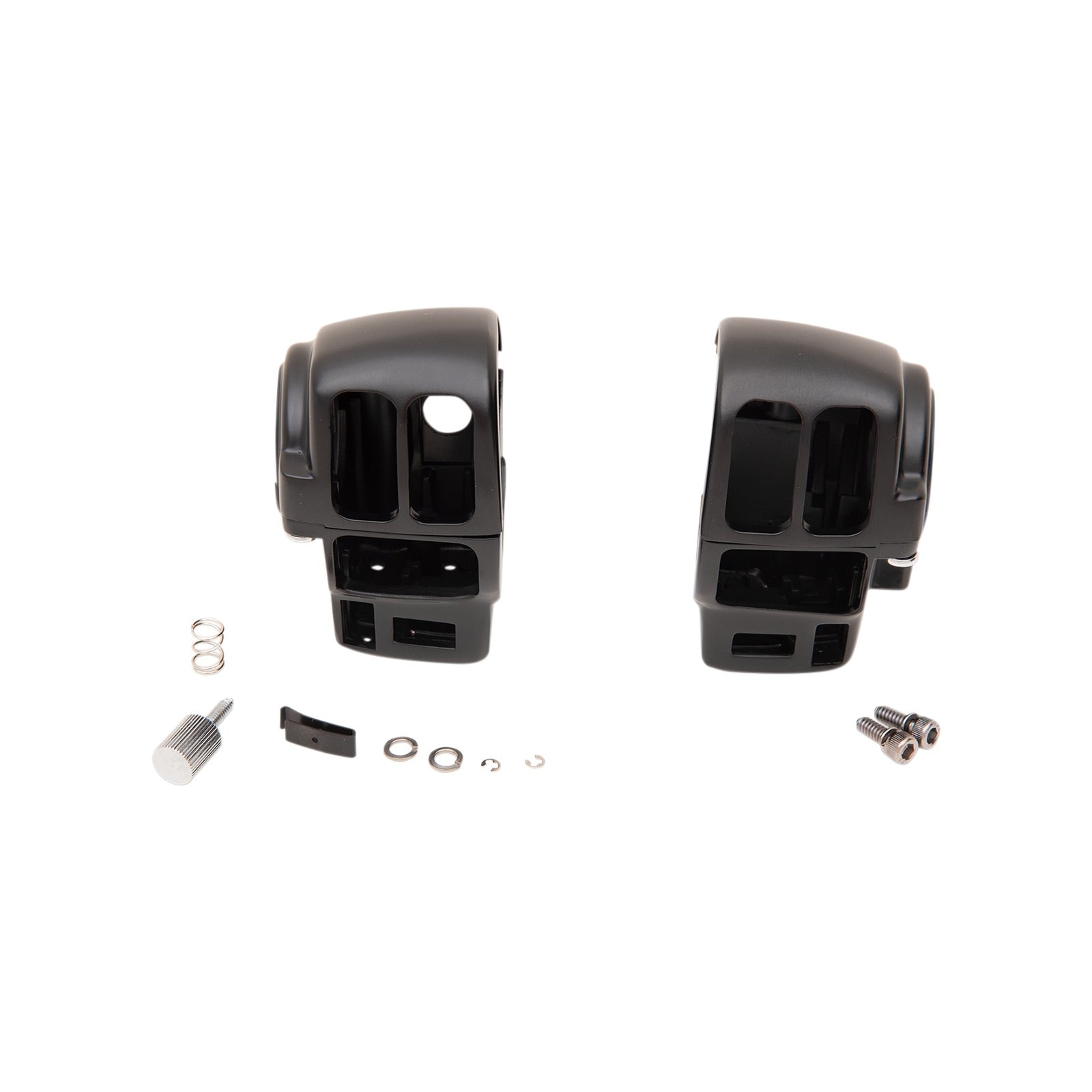 DRAG SPECIALTIES - HANDLEBAR SWITCH HOUSING KIT - RADIO/CRUISE - MATTE BLACK