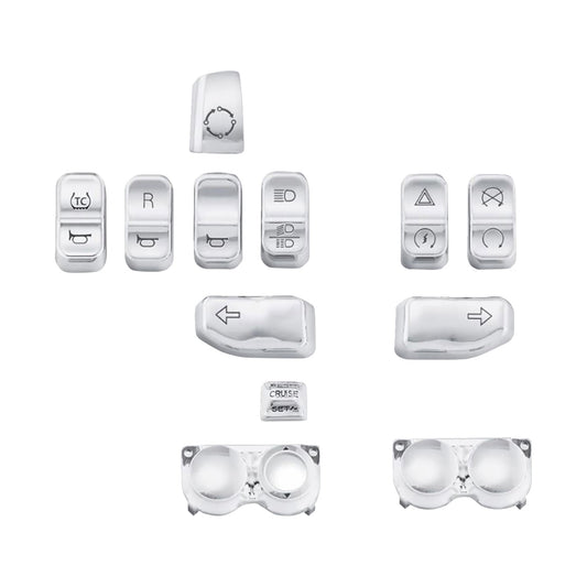DRAG SPECIALTIES - SWITCH CAP KIT - CHROME