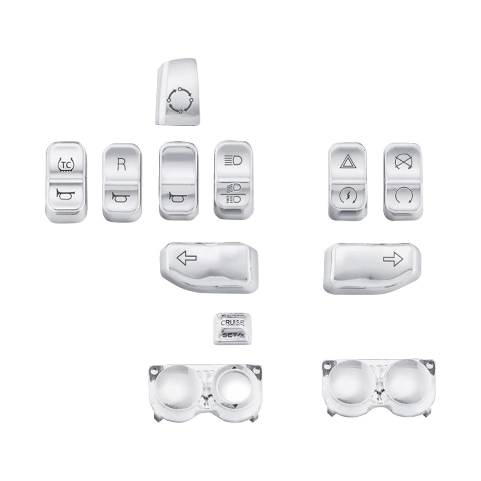 DRAG SPECIALTIES - SWITCH CAP KIT - CHROME