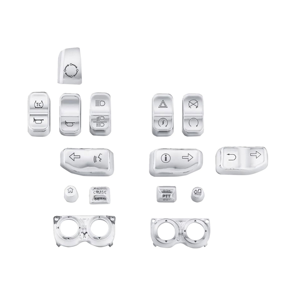 DRAG SPECIALTIES - SWITCH CAP KIT - CHROME