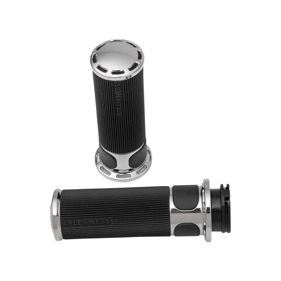 ARLEN NESS - SLOT TRACK GRIPS - CABLE - CHROME