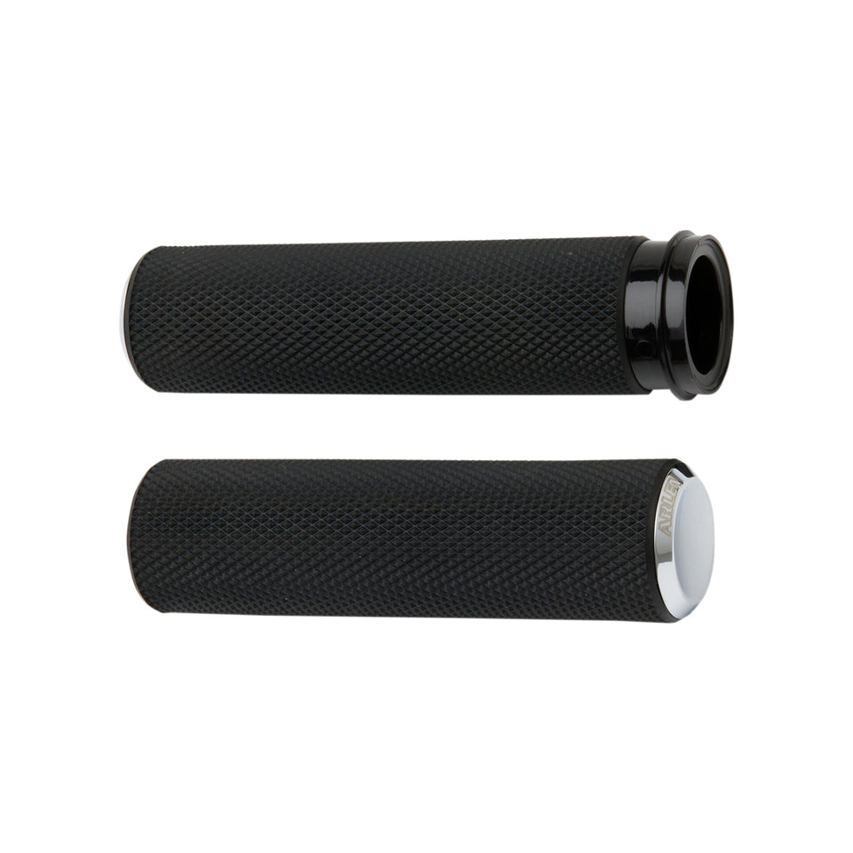 ARLEN NESS - KNURLED GRIPS - CABLE - CHROME