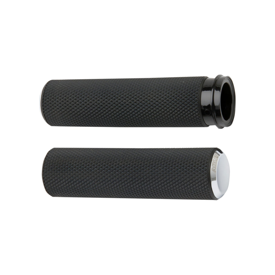 ARLEN NESS - KNURLED GRIPS - TBW - CHROME