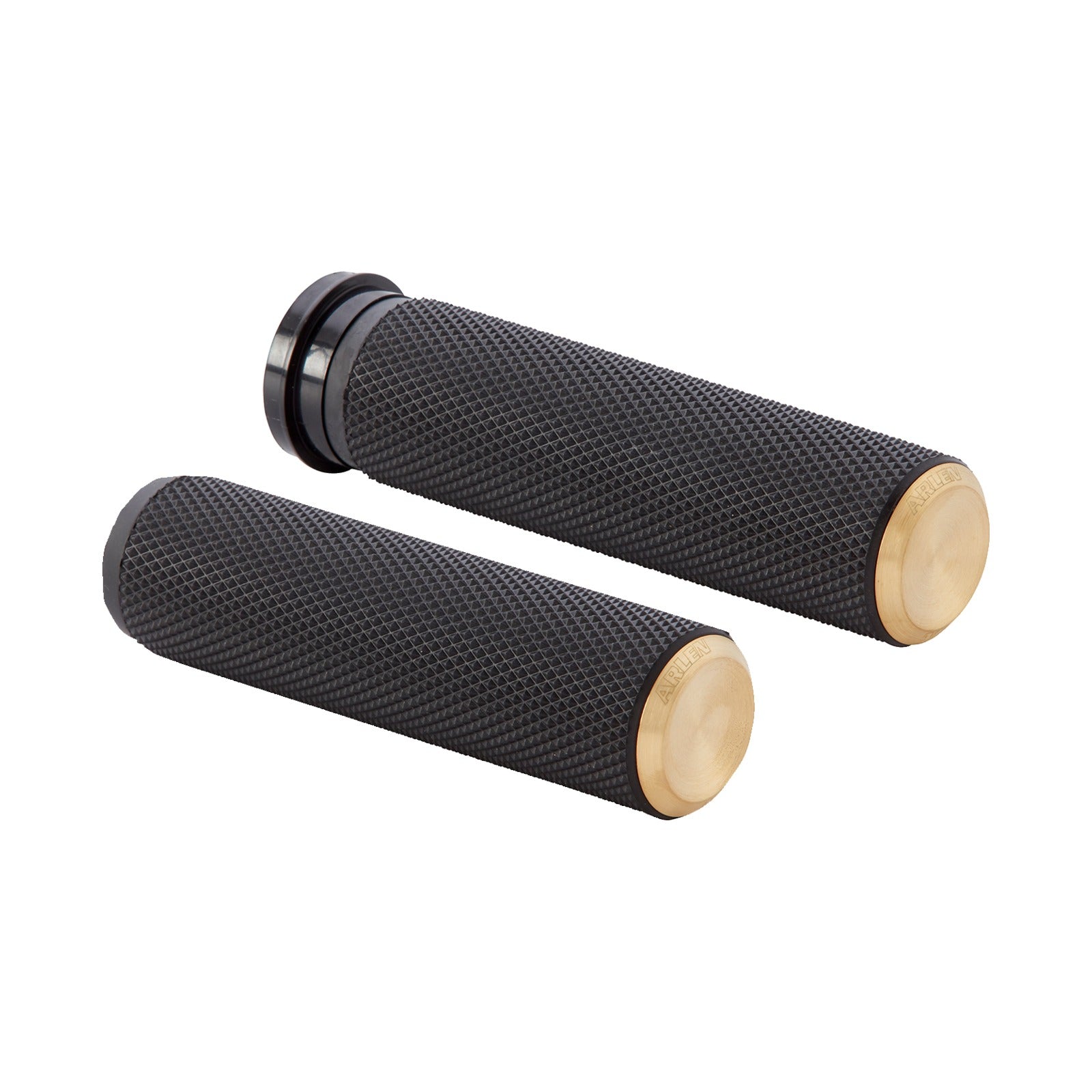 ARLEN NESS - KNURLED GRIPS - TBW - BRASS