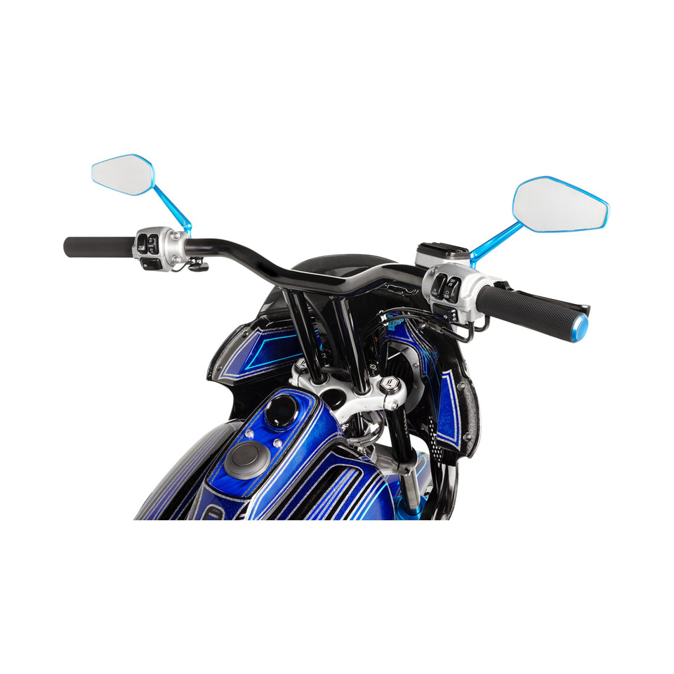ARLEN NESS - KNURLED GRIPS - CABLE - BLUE