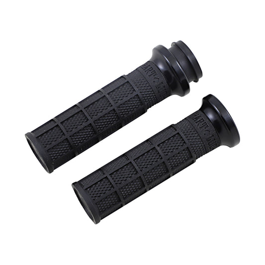 ODI - HART-LUCK SIGNATURE V-TWIN LOCK-ON(TM) GRIPS - CABLE - BLACK/BLACK