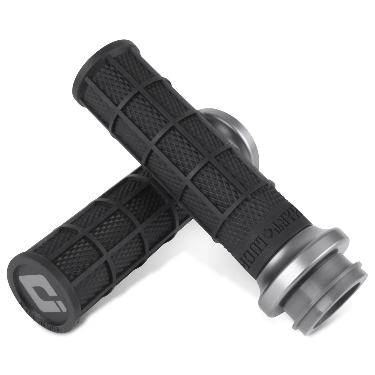 ODI - HART-LUCK SIGNATURE V-TWIN LOCK-ON(TM) GRIPS - TBW - BLACK/GUNMETAL