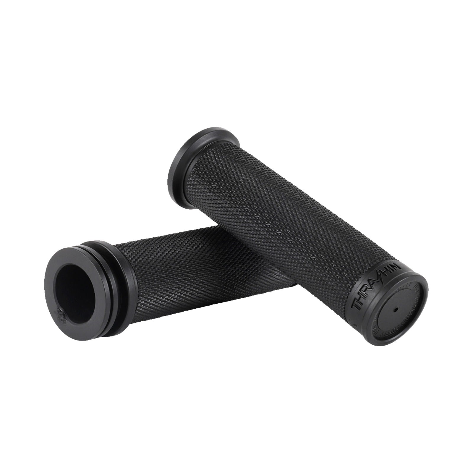THRASHIN SUPPLY CO. - MOTO GRIPS - 1" - SLIM - BLACK