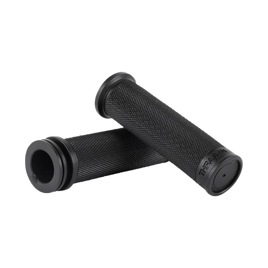 THRASHIN SUPPLY CO. - MOTO GRIPS - 1" - SLIM - BLACK