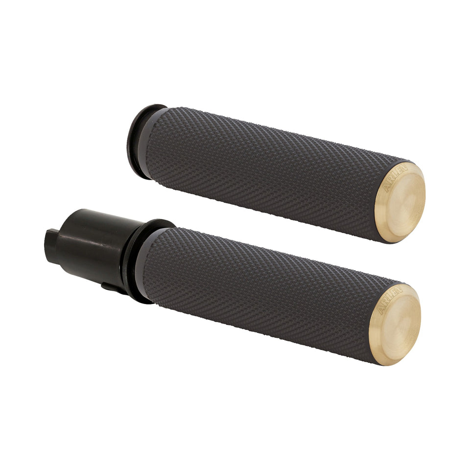 ARLEN NESS - KNURLED GRIPS - TBW - BRASS