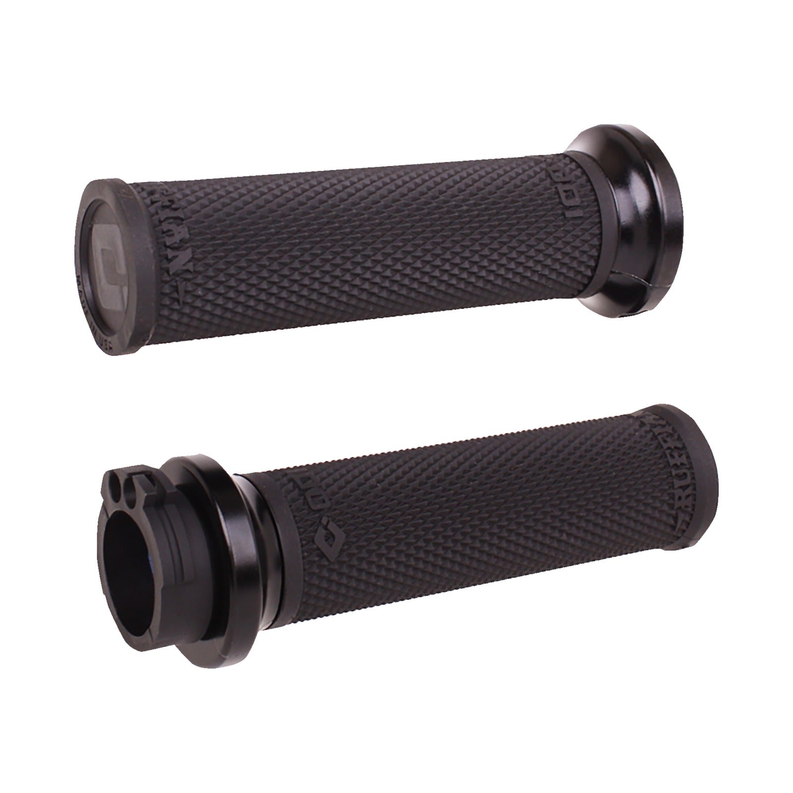 ODI - RUFFIAN LOCK-ON STREET GRIPS - CABLE - BLACK/BLACK