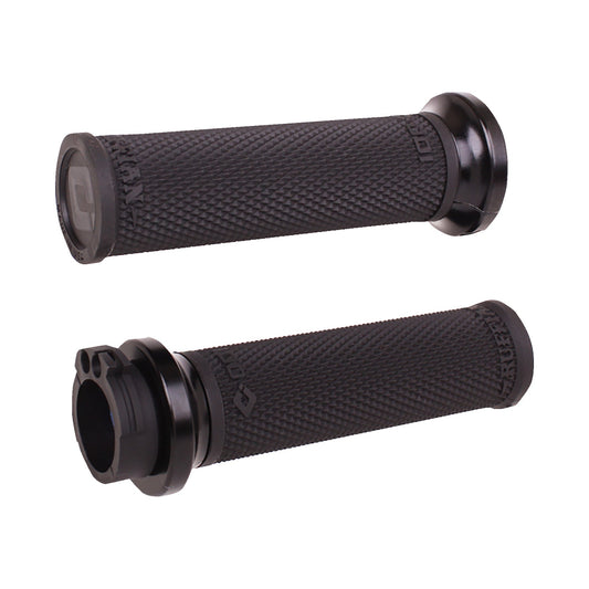 ODI - RUFFIAN LOCK-ON STREET GRIPS - CABLE - BLACK/BLACK