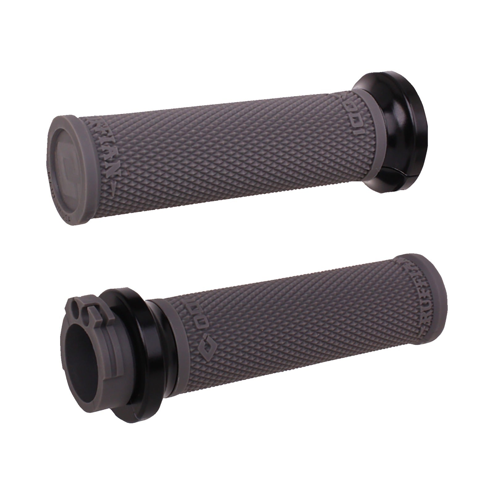 ODI - RUFFIAN LOCK-ON STREET GRIPS - CABLE - GRAPHITE/BLACK