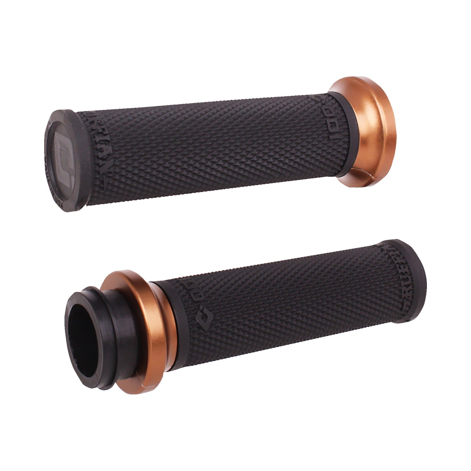 ODI - RUFFIAN LOCK-ON STREET GRIPS - TBW - BLACK/BRONZE