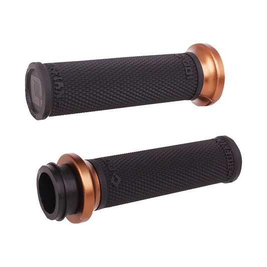 ODI - RUFFIAN LOCK-ON STREET GRIPS - TBW - BLACK/BRONZE