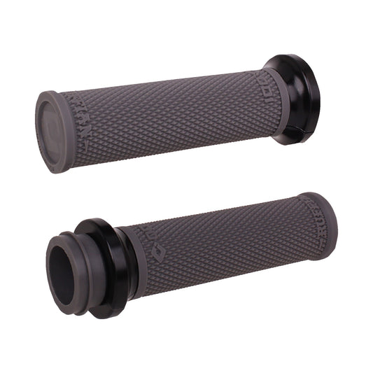 ODI - RUFFIAN LOCK-ON STREET GRIPS - TBW - GRAPHITE/BLACK