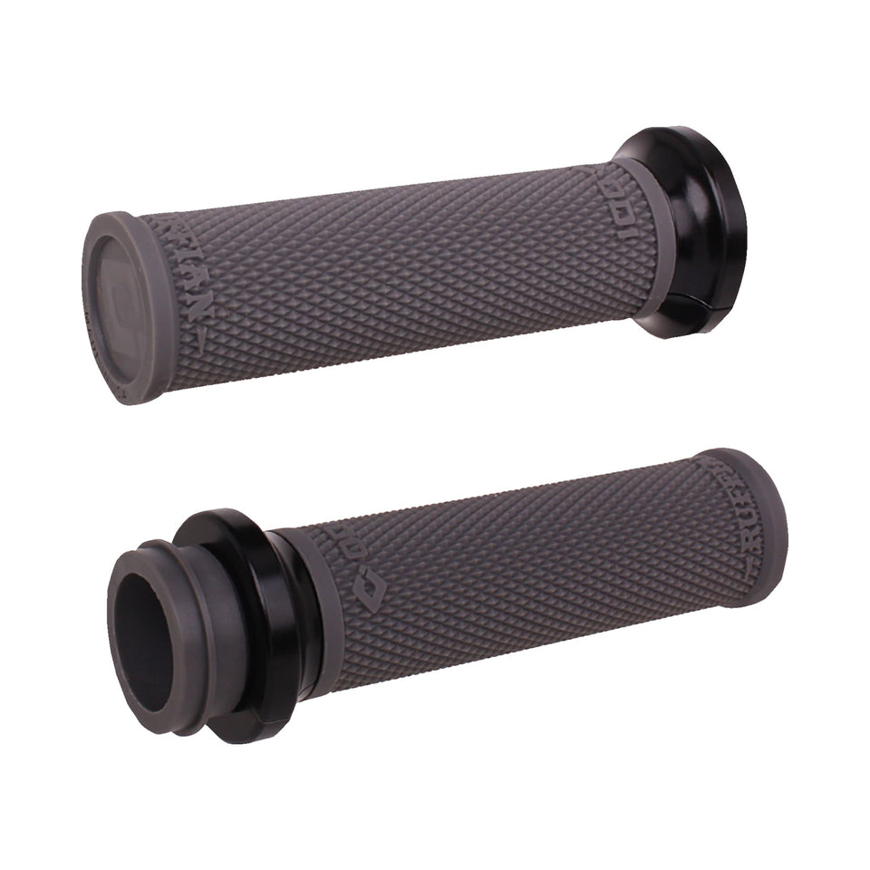 ODI - RUFFIAN LOCK-ON STREET GRIPS - TBW - GRAPHITE/BLACK