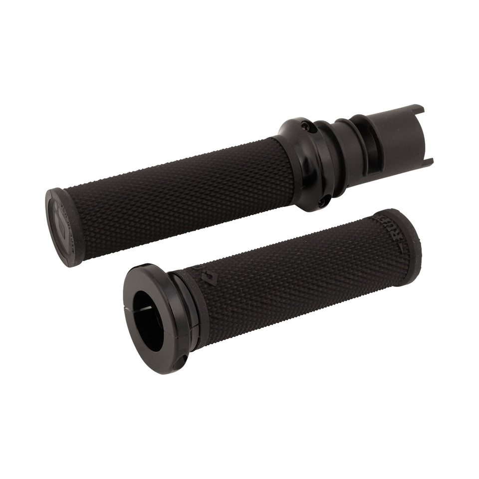 ODI - RUFFIAN LOCK-ON STREET GRIPS - CVO - BLACK/BLACK