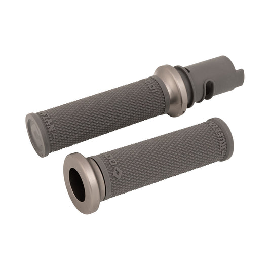ODI - RUFFIAN LOCK-ON STREET GRIPS - CVO - GRAPHITE/GUNMETAL