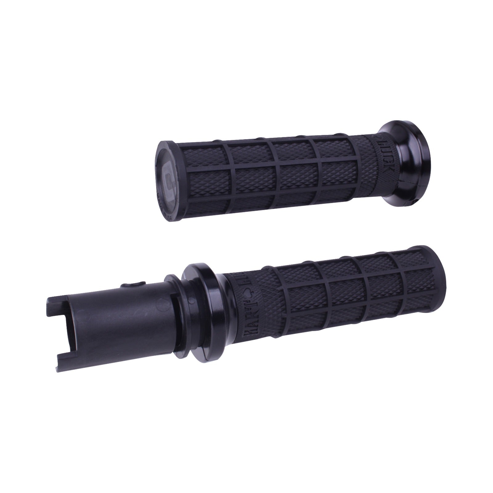ODI - HART-LUCK SIGNATURE V-TWIN LOCK-ON(TM) GRIPS - CVO - BLACK/BLACK