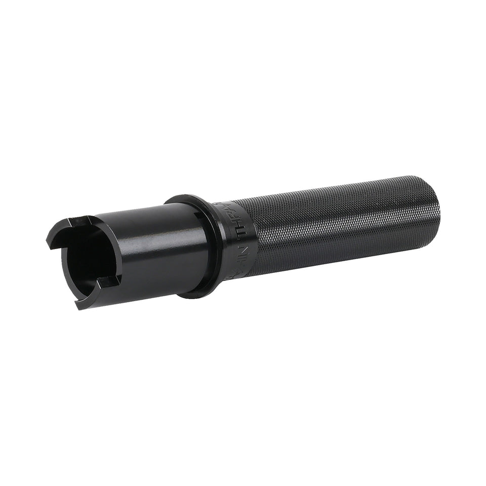 THRASHIN SUPPLY CO. - THROTTLE TUBE - KNURLED - 1" - GEN 2 TBW - BLACK
