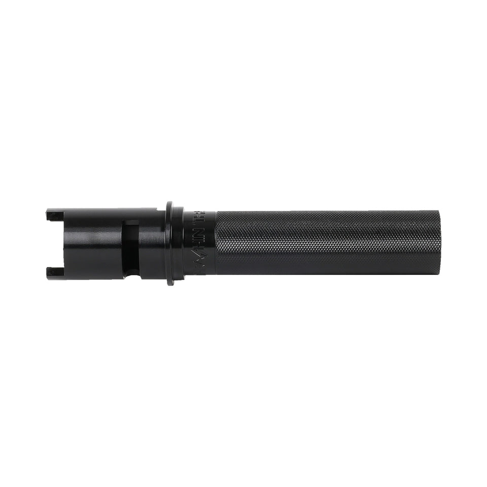THRASHIN SUPPLY CO. - THROTTLE TUBE - KNURLED - 1" - GEN 2 TBW - BLACK
