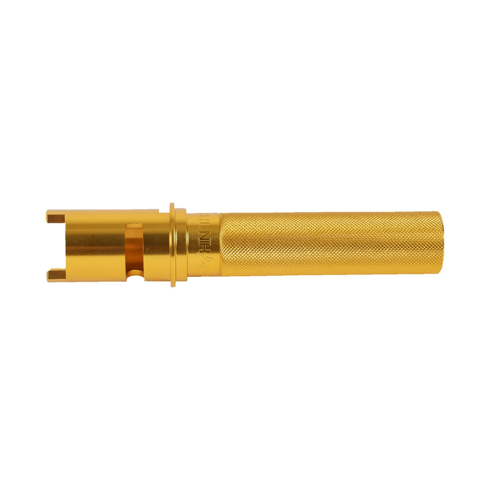 THRASHIN SUPPLY CO. - THROTTLE TUBE - KNURLED - 1" - GEN 2 TBW - GOLD