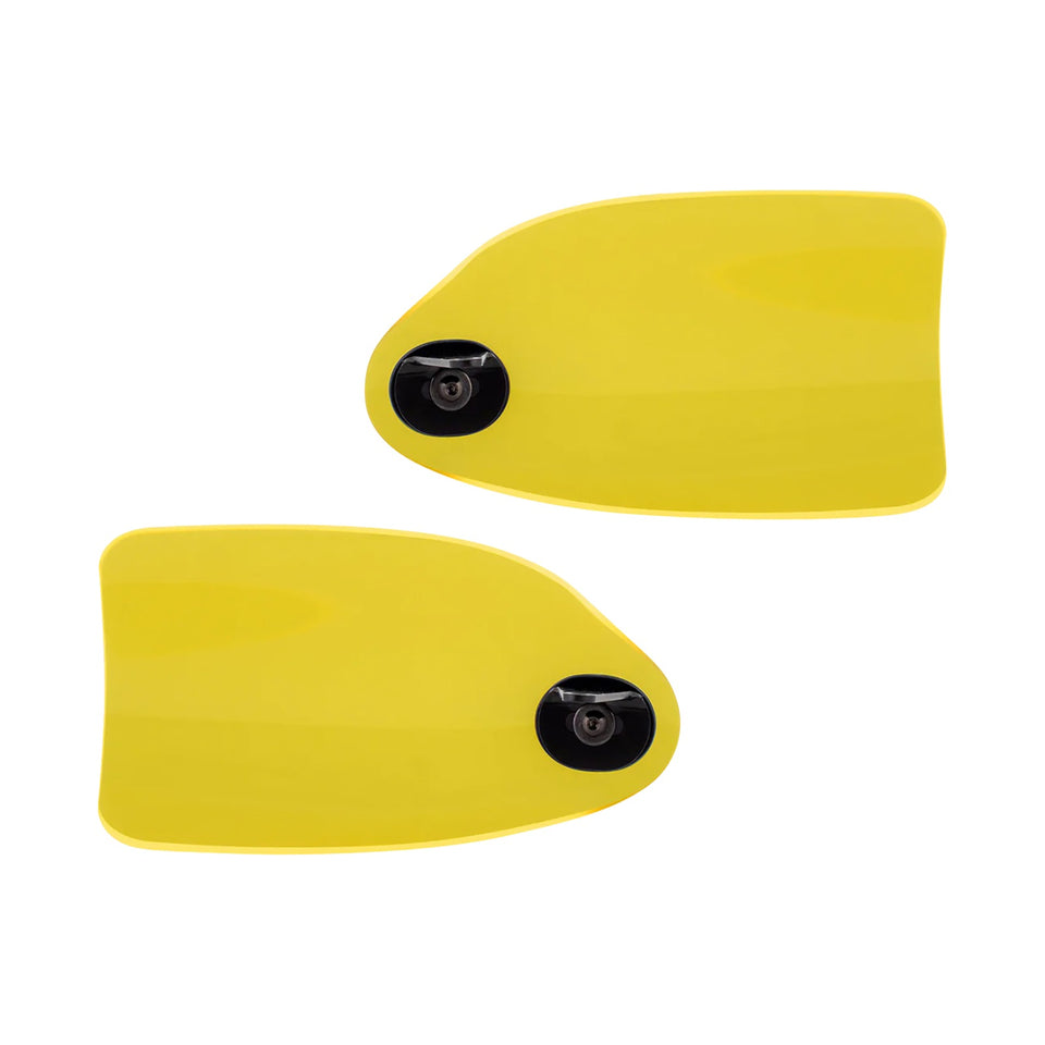 KLOCK WERKS - FLARE(R) HANDGUARDS - HARLEY-DAVIDSON HYDRAULIC CLUTCH - YELLOW ICE