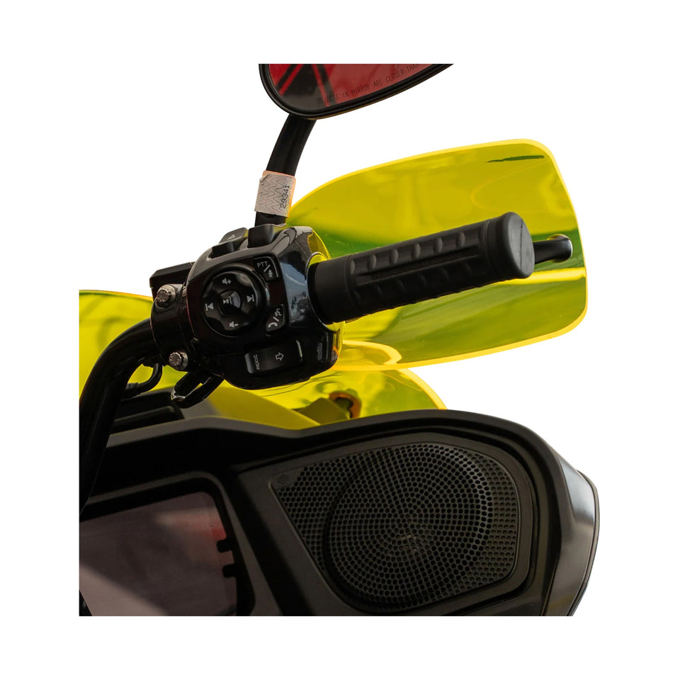 KLOCK WERKS - FLARE(R) HANDGUARDS - HARLEY-DAVIDSON HYDRAULIC CLUTCH - YELLOW ICE