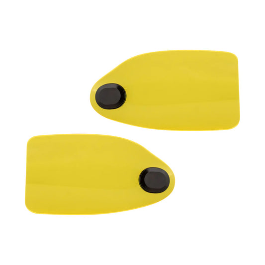 KLOCK WERKS - FLARE(R) HANDGUARDS - HARLEY-DAVIDSON HYDRAULIC CLUTCH - YELLOW ICE