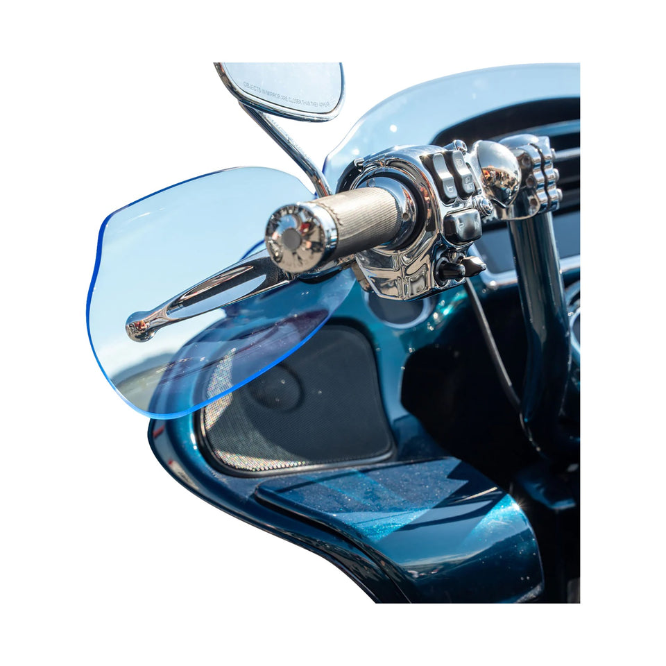 KLOCK WERKS - FLARE(R) HANDGUARDS - '23-'25 HARLEY-DAVIDSON - BLUE ICE
