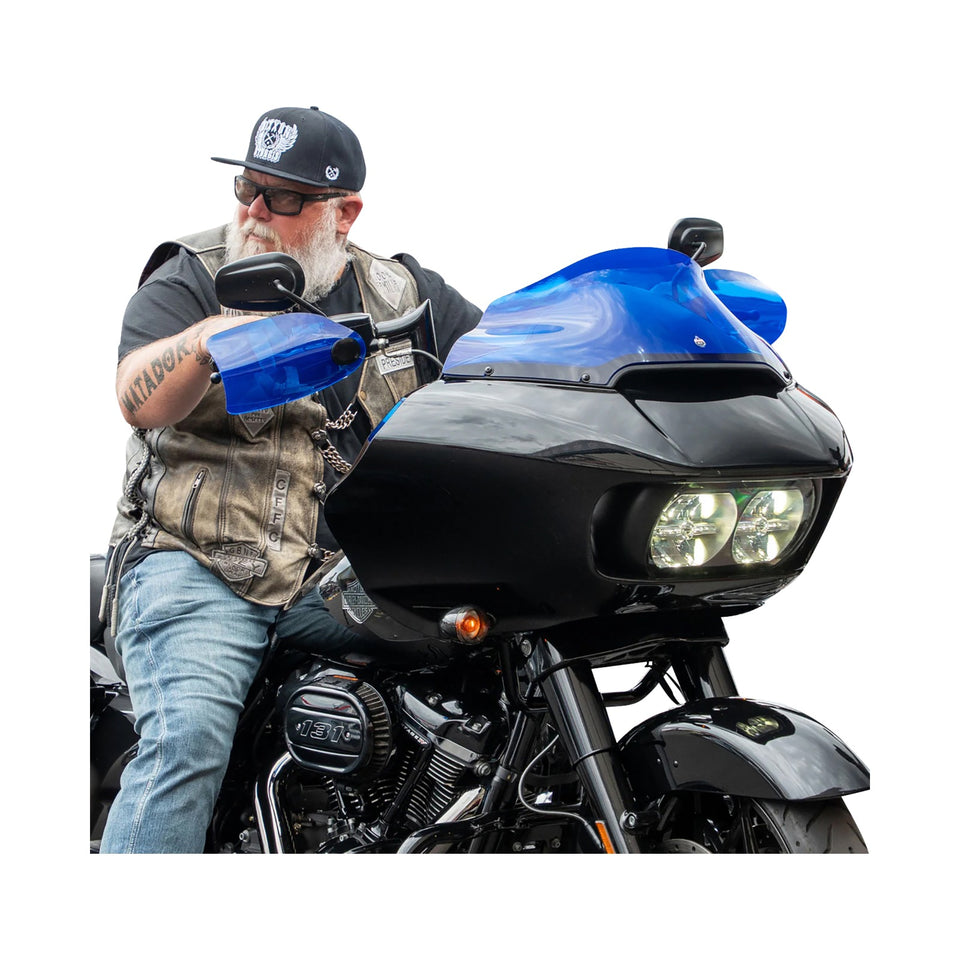 KLOCK WERKS - FLARE(R) HANDGUARDS - '23-'25 HARLEY-DAVIDSON - BLUE